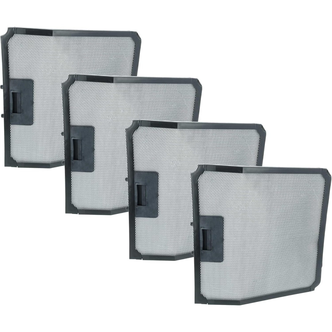 Lot de 4 filtres au charbon actif associant le remplacement du filtre et retention de la poussiere