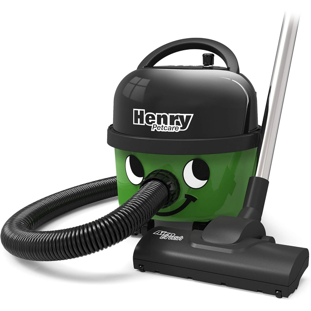 Aspirateur de sol sur roues, coloris vert, avec la collecte de la poussiere