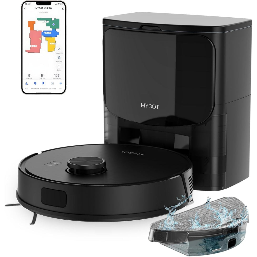 Robot de nettoyage des sols associant la collecte des poils et la collecte de la poussiere