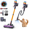 Aspirateur vertical avec un tube telescopique et une filtration des particules fines