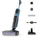 Ce laveur de sols combine une utilisation sans fil et le sechage a air chaud